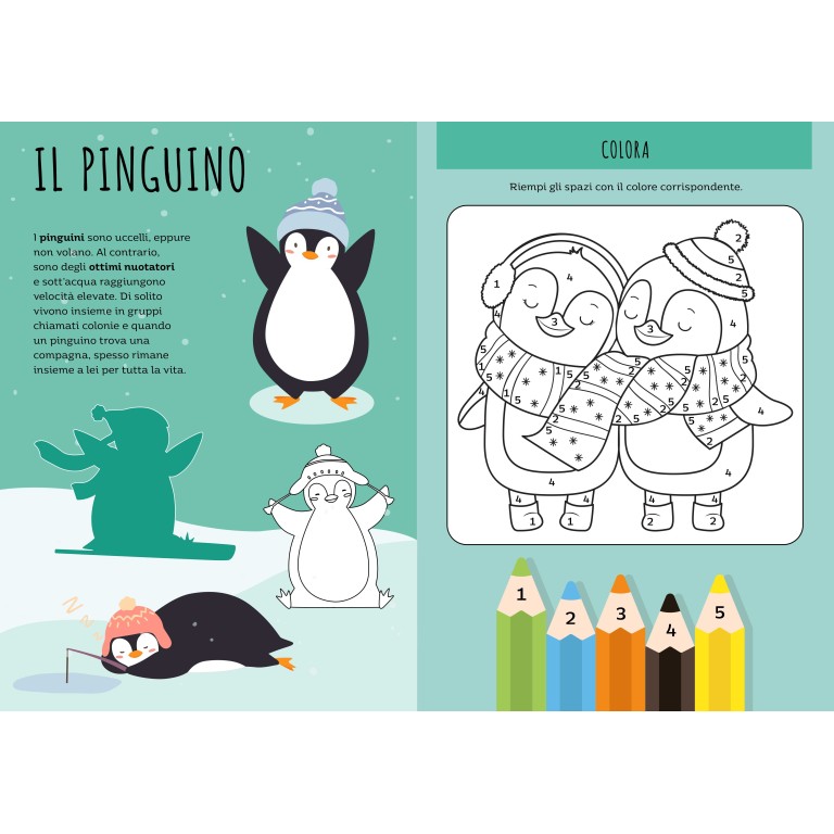 Stickers e attività. I ghiacci