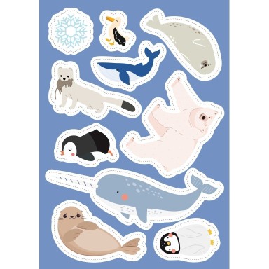 Stickers e attività. I ghiacci