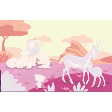 Libera i colori della savana