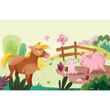 Libera i colori della fattoria