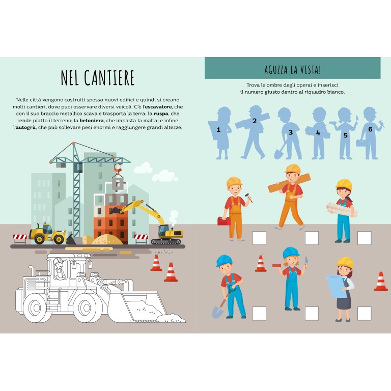 Stickers e attività. Veicoli