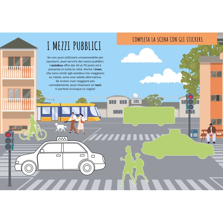 Stickers e attività. Veicoli