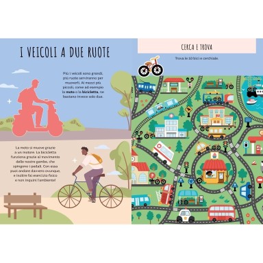 Stickers e attività. Veicoli