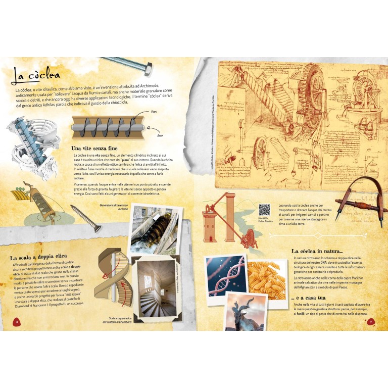 Le invenzioni di Leonardo da Vinci. Sulle tracce di Archimede