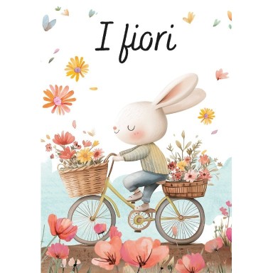 Magico puzzle ad acqua. I fiori