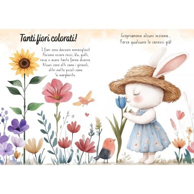 Magico puzzle ad acqua. I fiori