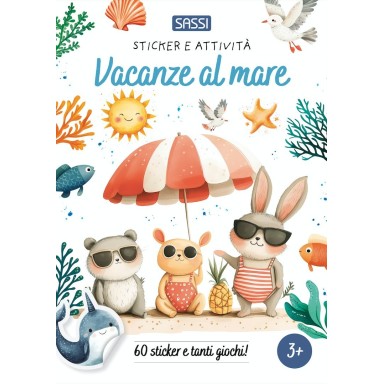 Sticker e attività. Vacanze al mare