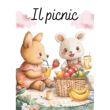 Magico puzzle ad acqua. Il picnic
