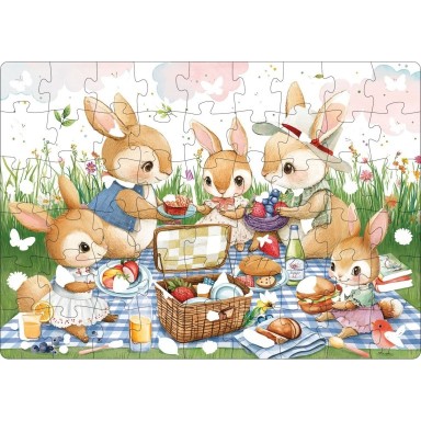 Magico puzzle ad acqua. Il picnic