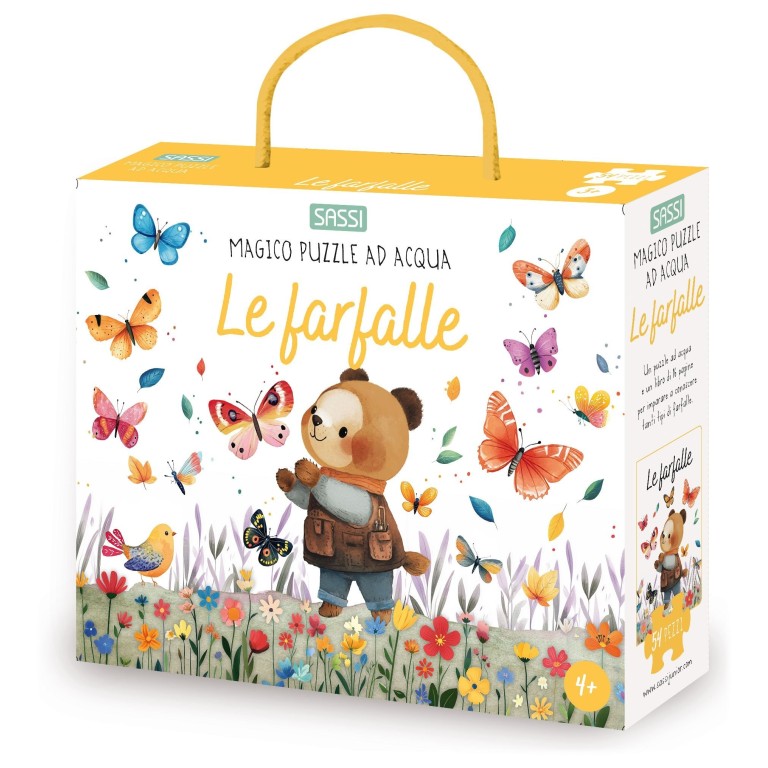 Magico puzzle ad acqua. Le farfalle