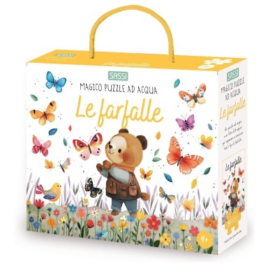 Magico puzzle ad acqua. Le farfalle