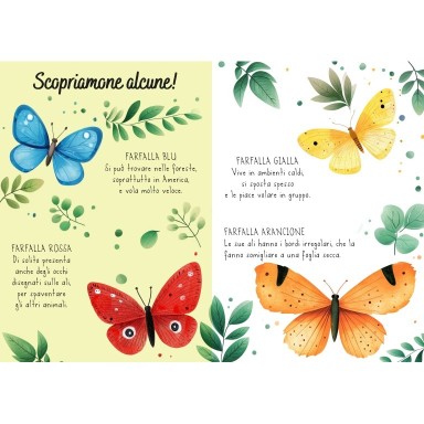 Magico puzzle ad acqua. Le farfalle