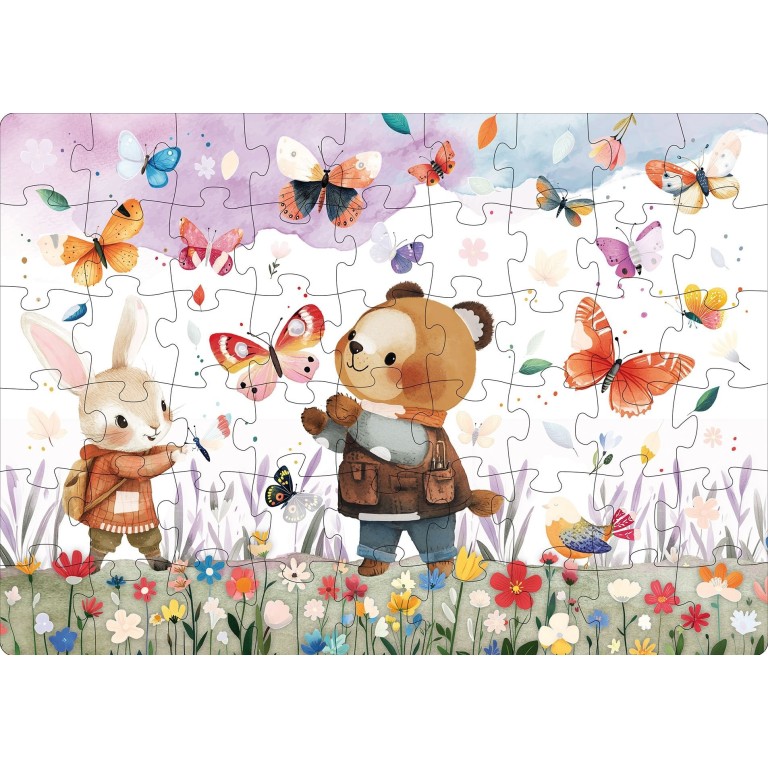 Magico puzzle ad acqua. Le farfalle