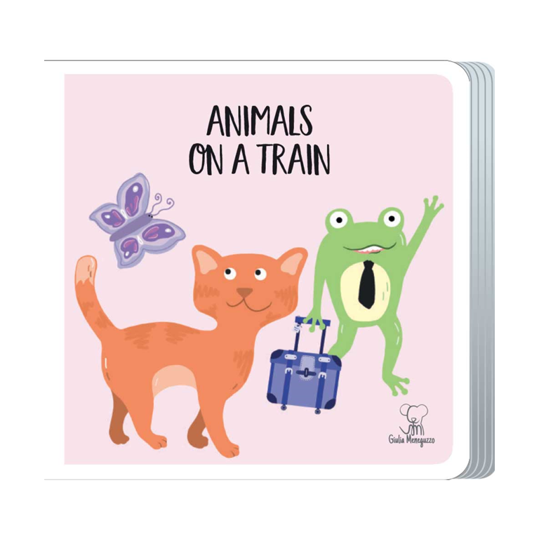 Travel Puzzle. Animals on a Train
