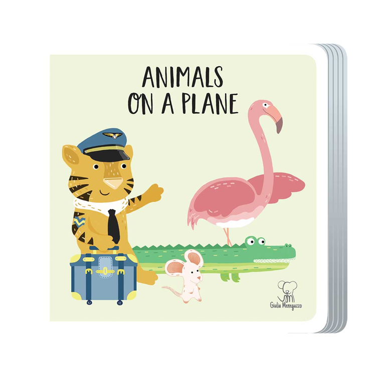 Travel Puzzle. Animals on a Plane