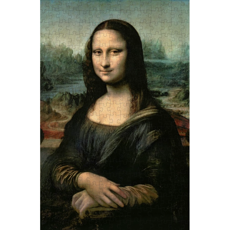 Art Treasures. Leonardo Da Vinci. The Gioconda