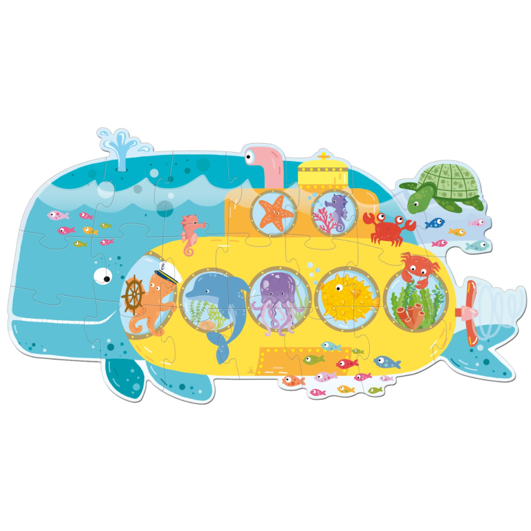 Puzzle in viaggio. Il sottomarino degli animali