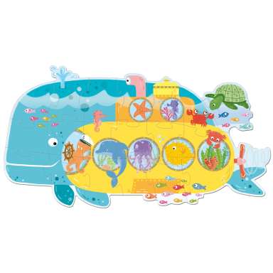 Puzzle in viaggio. Il sottomarino degli animali
