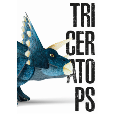 The Age of the Dinosaurs. 3D Triceratops