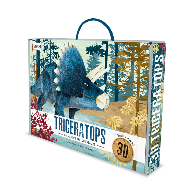 The Age of the Dinosaurs. 3D Triceratops