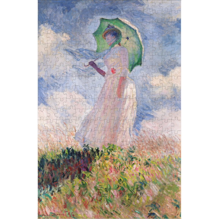 Art Treasures. Monet and the Impressionists. Woman with a Parasol, Turned to the Left