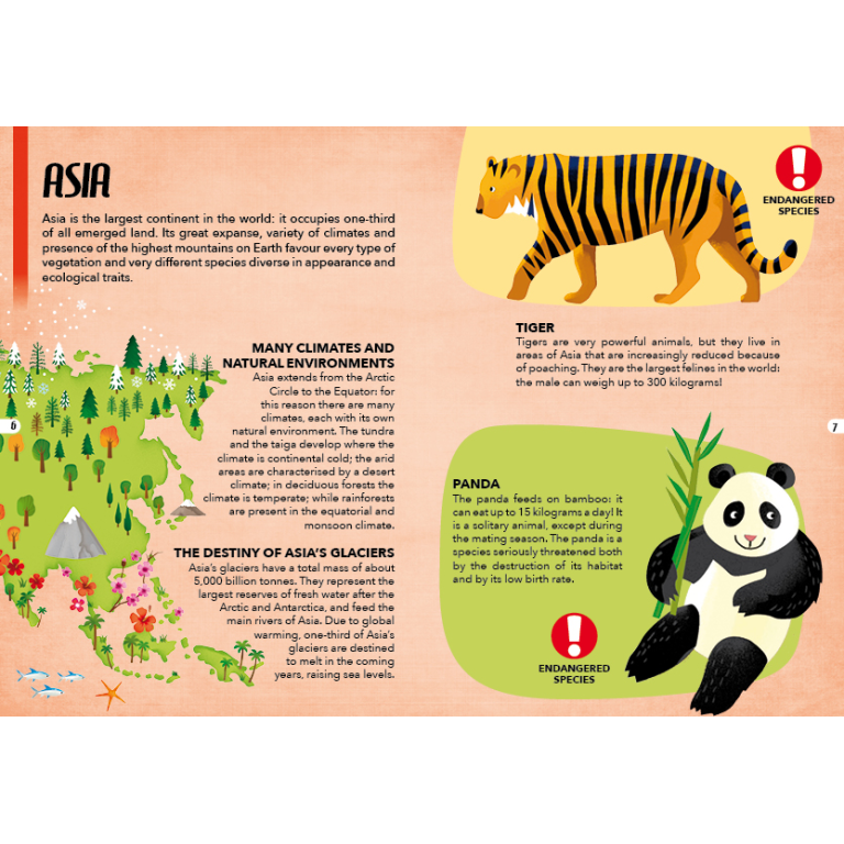 Animals. Endangered species of the Planet