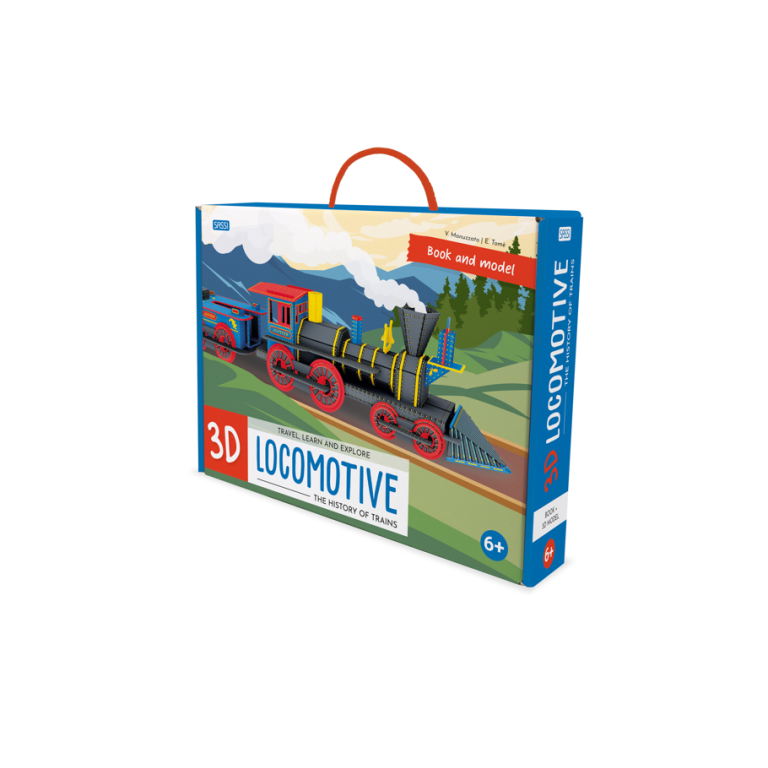 Travel, Learn and Explore. 3D Locomotive. The History of Trains