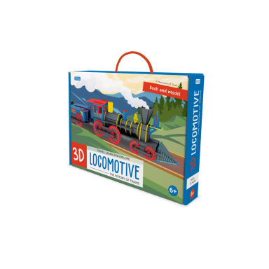 Travel, Learn and Explore. 3D Locomotive. The History of Trains