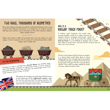 Travel, Learn and Explore. 3D Locomotive. The History of Trains