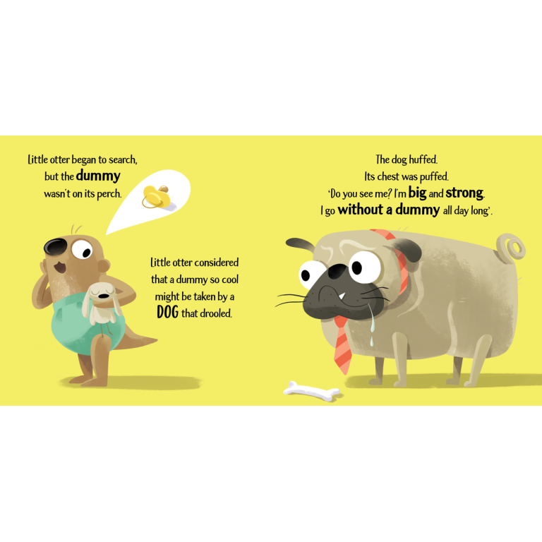 Little Otter Gives Up The Dummy