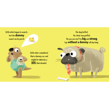 Little Otter Gives Up The Dummy