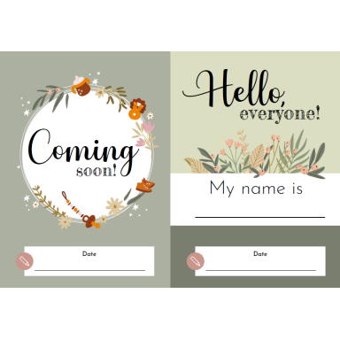 My First Cards. Memories