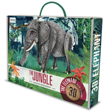The 3D Elephant. The Jungle: Amazing Biodiversity
