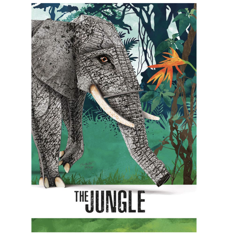 The 3D Elephant. The Jungle: Amazing Biodiversity
