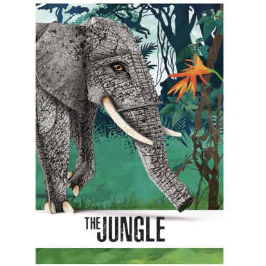 The 3D Elephant. The Jungle: Amazing Biodiversity