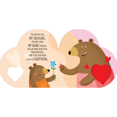 Shaped Books. With Love, Mummy