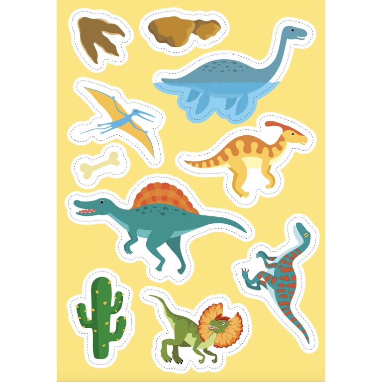 Stickers and Activities. Dinosaurs