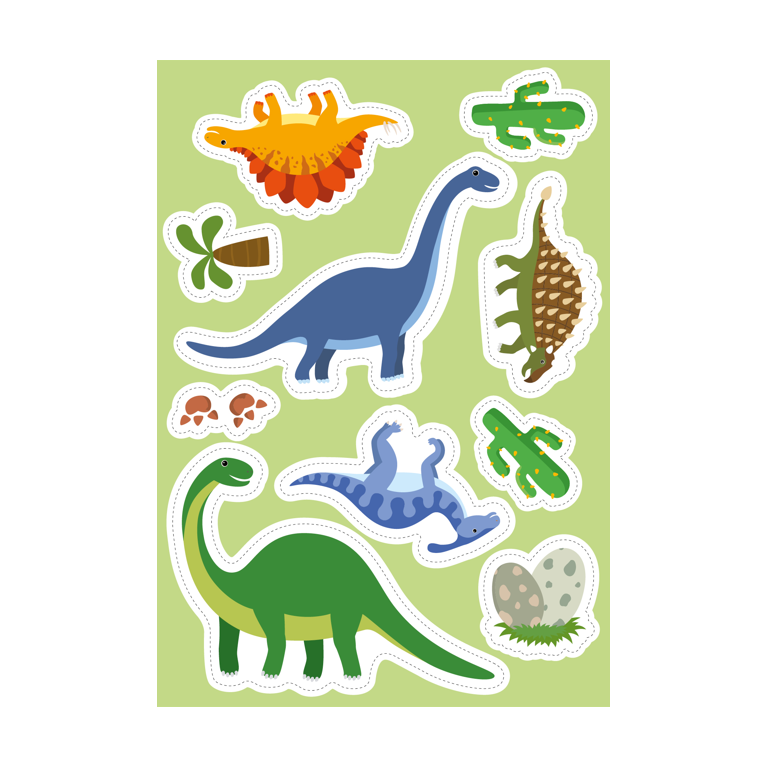 Stickers and Activities. Dinosaurs