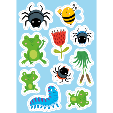 Stickers and Activities. The Garden