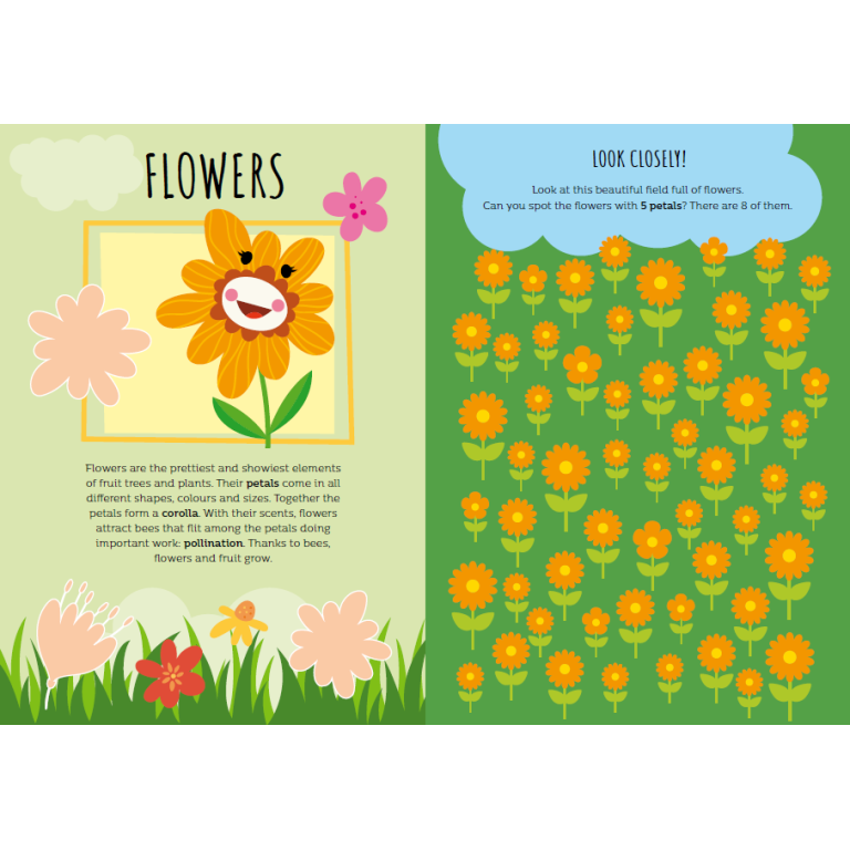 Stickers and Activities. Nature