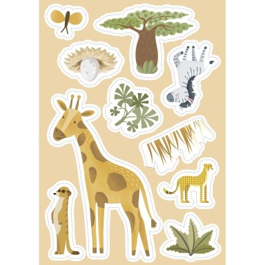 Stickers and Activities. The Savannah