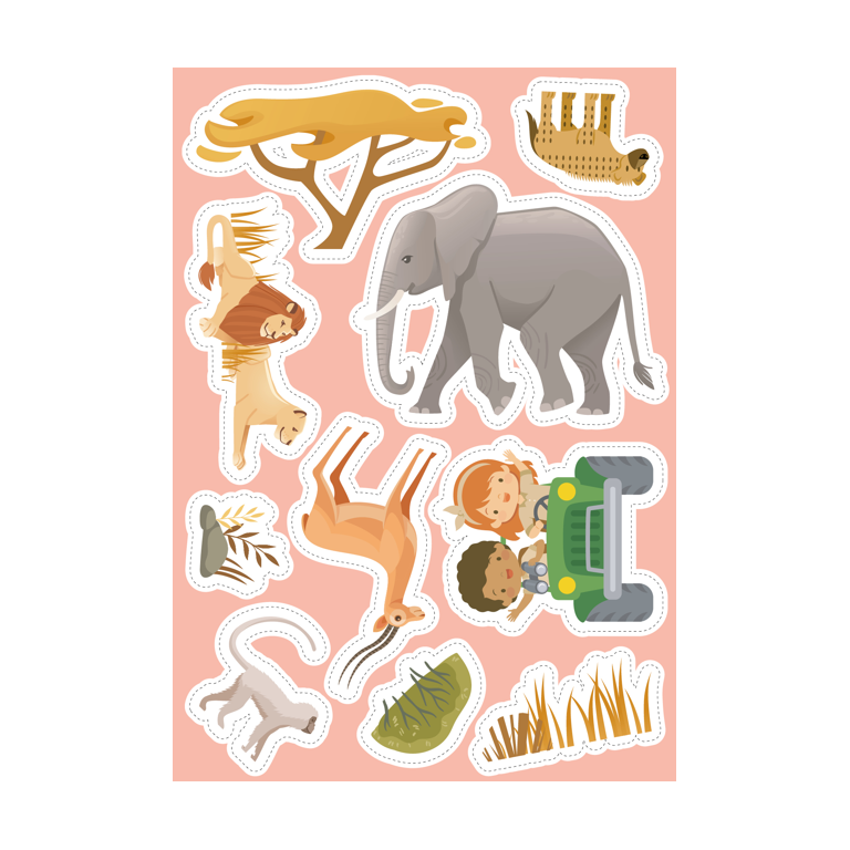 Stickers and Activities. The Savannah