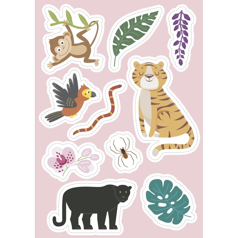 Stickers and Activities. The Jungle