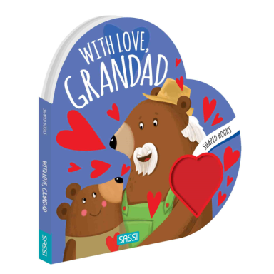 Shaped books. With Love, Grandad