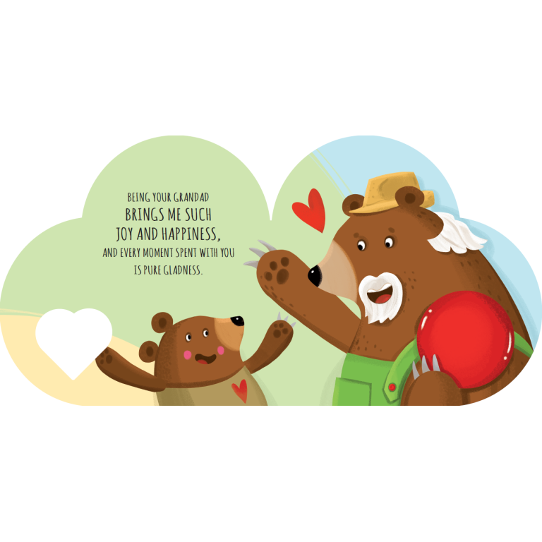 Shaped books. With Love, Grandad