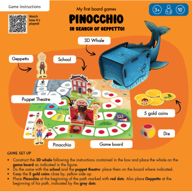 My First Board Games. Pinocchio - In Search of Geppetto
