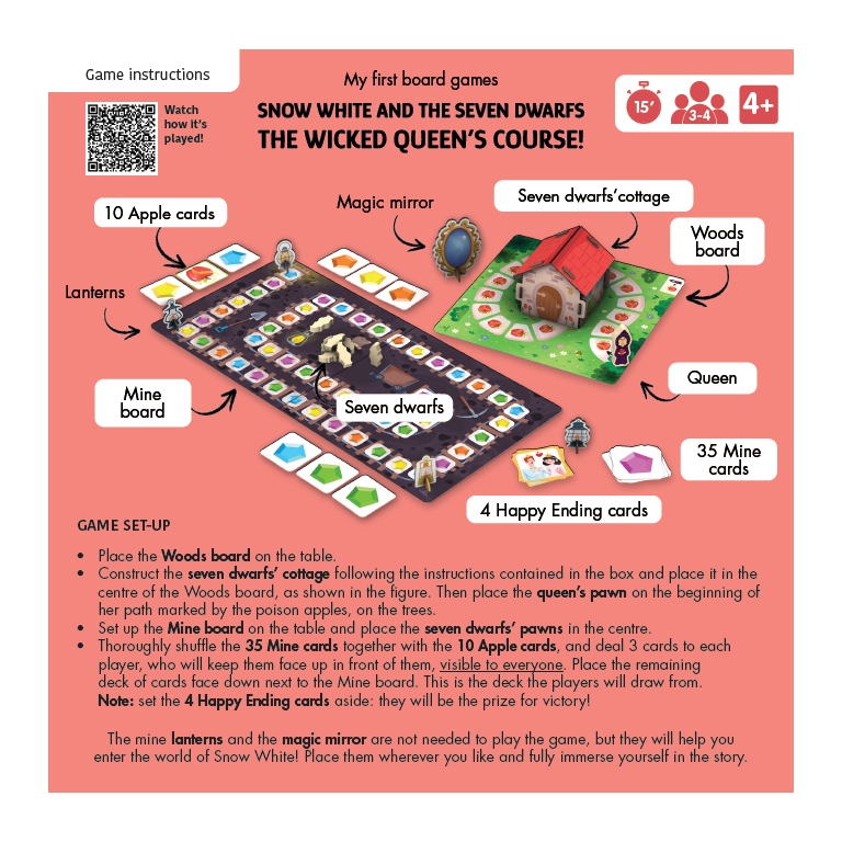 My First Board Games. Snow White and the Seven Dwarfs - The Wicked Queen's Course