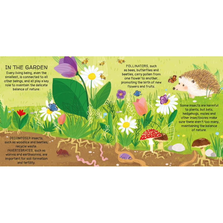 Animal Friends. In the Garden