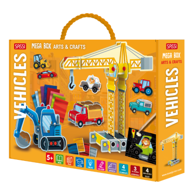 Mega box arts & crafts. Vehicles