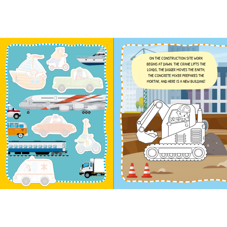 Mega box arts & crafts. Vehicles